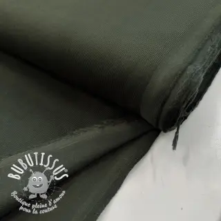 Tissu velours cotelé fin army green