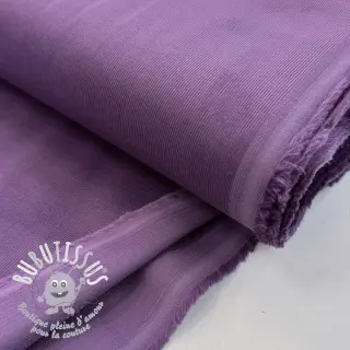 Tissu velours cotelé fin lavender