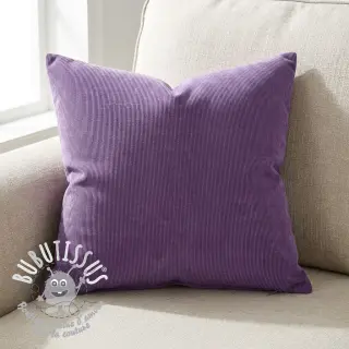 Tissu velours cotelé fin lavender