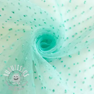 Tulle pour jupe tutu DOTS mint