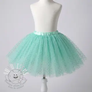 Tulle pour jupe tutu DOTS mint