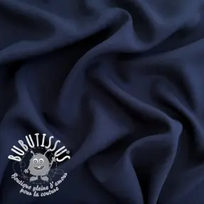 Lyocell navy blue