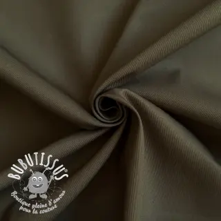 Tissu coton TWILL Mango olive green