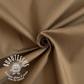 Tissu coton TWILL Mango sand