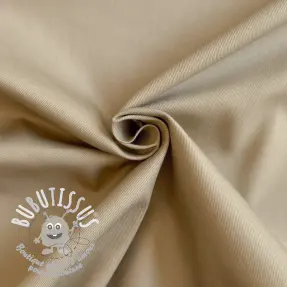 Tissu coton TWILL Mango light sand