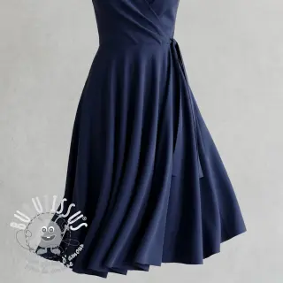 Lyocell navy blue