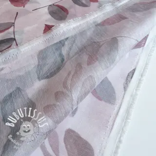 Lyocell avec lin et soie Retro Flowers design B