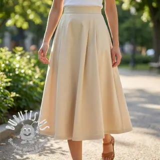 Tissu coton TWILL Mango pebble
