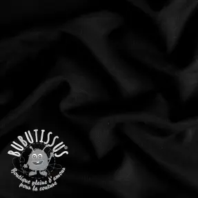 Viscose lin BUBBLY black