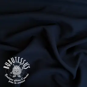 Viscose lin BUBBLY marine