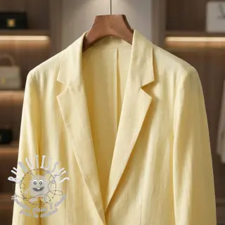 Viscose lin BUBBLY pale banana