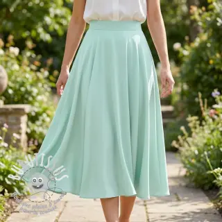 Viscose lin BUBBLY misty jade