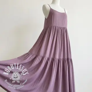 Viscose lin BUBBLY lavender