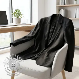 Viscose lin BUBBLY black