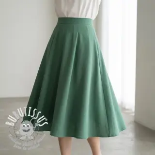 Viscose lin BUBBLY dak mint
