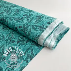 Viscose RAYON POPLIN Paisley design C