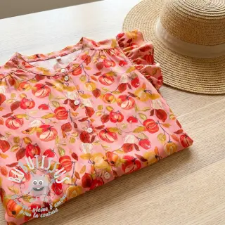 Viscose RAYON POPLIN Fruity design B