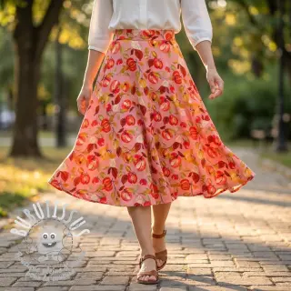 Viscose RAYON POPLIN Fruity design B