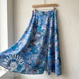 Viscose RAYON POPLIN Blossoms design C