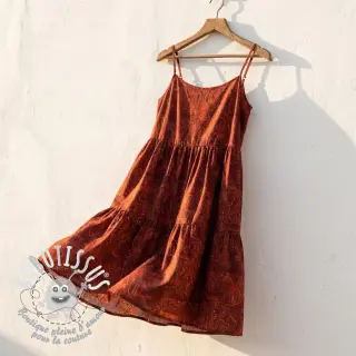 Viscose RAYON POPLIN Flow design B