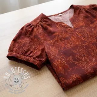 Viscose RAYON POPLIN Flow design B