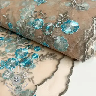 Tulle pour jupe tutu Big flowers