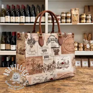 Tissu déco Linenlook Wine label box