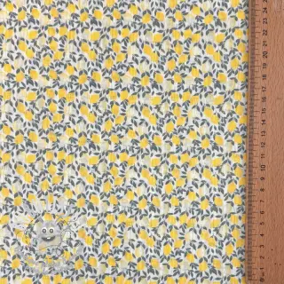 Tissu coton DOBBY Lemons digital print