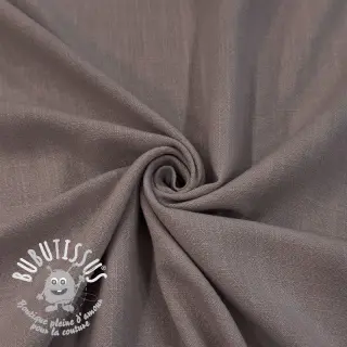 Viscose lin WASHED taupe
