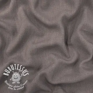 Viscose lin WASHED taupe