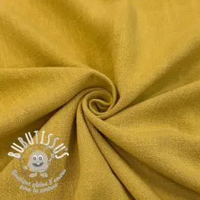 Viscose lin WASHED ochre