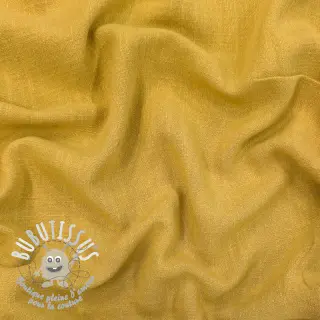Viscose lin WASHED ochre