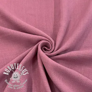 Viscose lin WASHED old pink