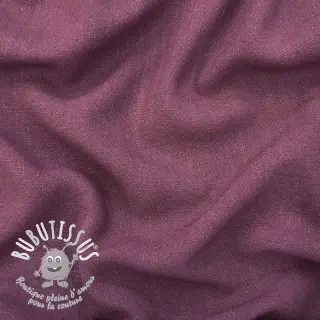 Viscose lin WASHED mauve