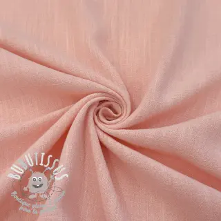 Viscose lin WASHED salmon