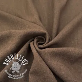 Viscose lin WASHED light brown