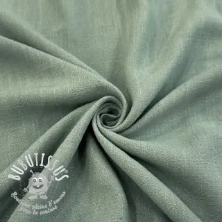 Viscose lin WASHED old green