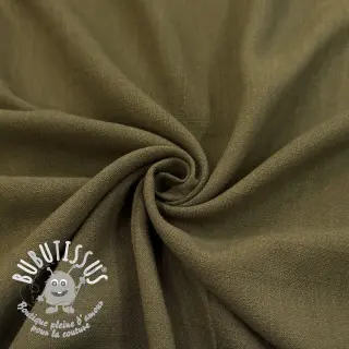 Viscose lin WASHED olive