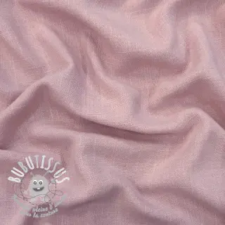 Viscose lin WASHED old rose