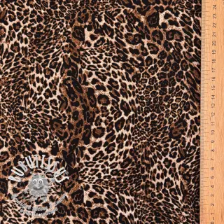 Viscose RADIANCE Skinny brown digital print