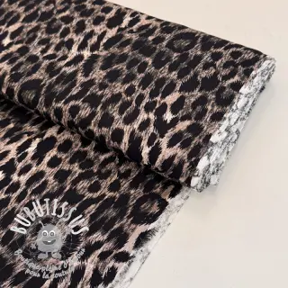 Viscose RADIANCE Wild skin grey digital print