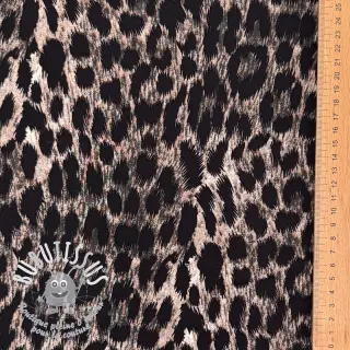 Viscose RADIANCE Wild skin grey digital print