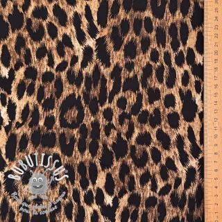 Viscose RADIANCE Wild skin brown digital print