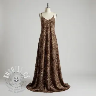 Viscose RADIANCE Skinny brown digital print