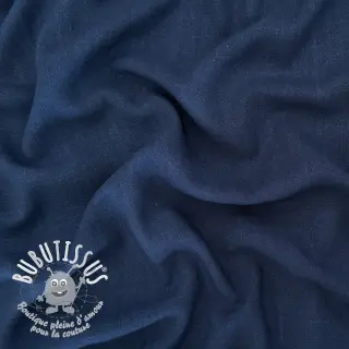 Viscose lin WASHED marine