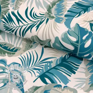 Tissu déco OUTDOOR Marquise blanc