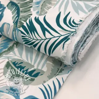Tissu déco OUTDOOR Marquise blanc