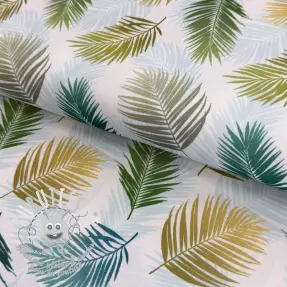 Tissu déco OUTDOOR Hendaye blanc