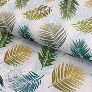 Tissu déco OUTDOOR Hendaye blanc