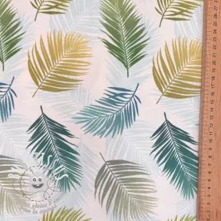 Tissu déco OUTDOOR Hendaye blanc